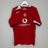 2004/06 MANCHESTER UNITED KEANE #16 HOME SHIRT (L) NIKE