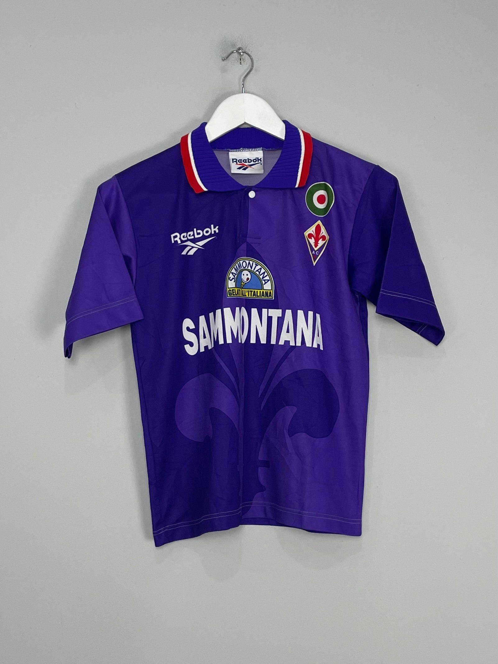 1996/97 FIORENTINA HOME SHIRT (S.KIDS) REEBOK