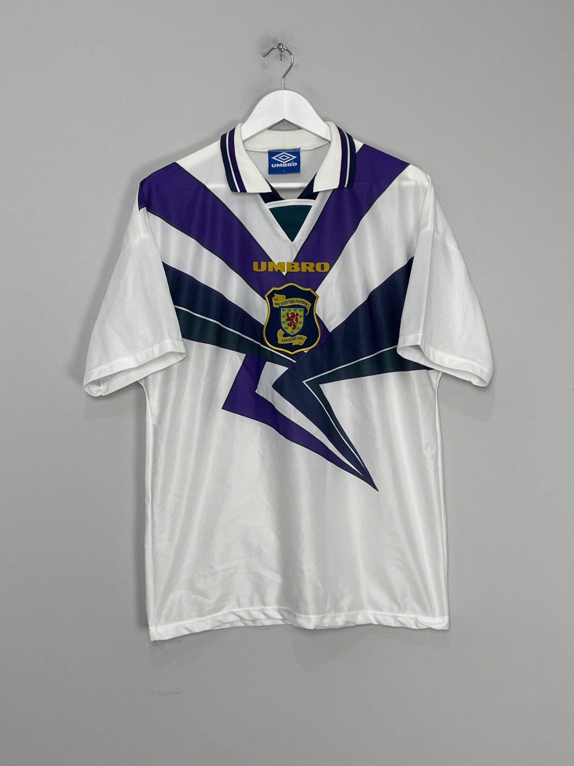 1995/96 SCOTLAND AWAY SHIRT (L) UMBRO