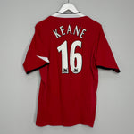 2004/06 MANCHESTER UNITED KEANE #16 HOME SHIRT (L) NIKE