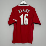 2004/06 MANCHESTER UNITED KEANE #16 HOME SHIRT (L) NIKE