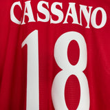 2000/01 BARI CASSANO #18 L/S AWAY SHIRT (XL) LOTTO