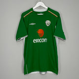 2004/06 IRELAND KEANE #6 HOME SHIRT (L) UMBRO