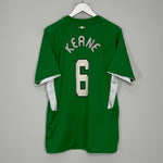 2004/06 IRELAND KEANE #6 HOME SHIRT (L) UMBRO