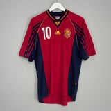 1998/00 SPAIN RAUL #10 HOME SHIRT (M) ADIDAS