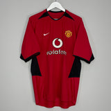 2002/04 MANCHESTER UNITED KEANE #16 HOME SHIRT (L) NIKE