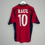 1998/00 SPAIN RAUL #10 HOME SHIRT (M) ADIDAS