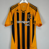 2010/11 HULL CITY SOLANO #44 HOME SHIRT (L) ADIDAS