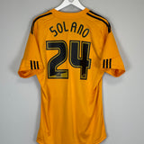 2010/11 HULL CITY SOLANO #44 HOME SHIRT (L) ADIDAS