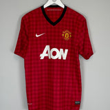 2012/13 MANCHESTER UNITED CHICHARITO #14 HOME SHIRT (L) NIKE