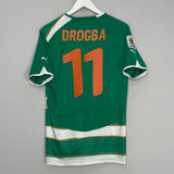 2010/11 IVORY COAST DROGBA #11 AWAY SHIRT (M) PUMA