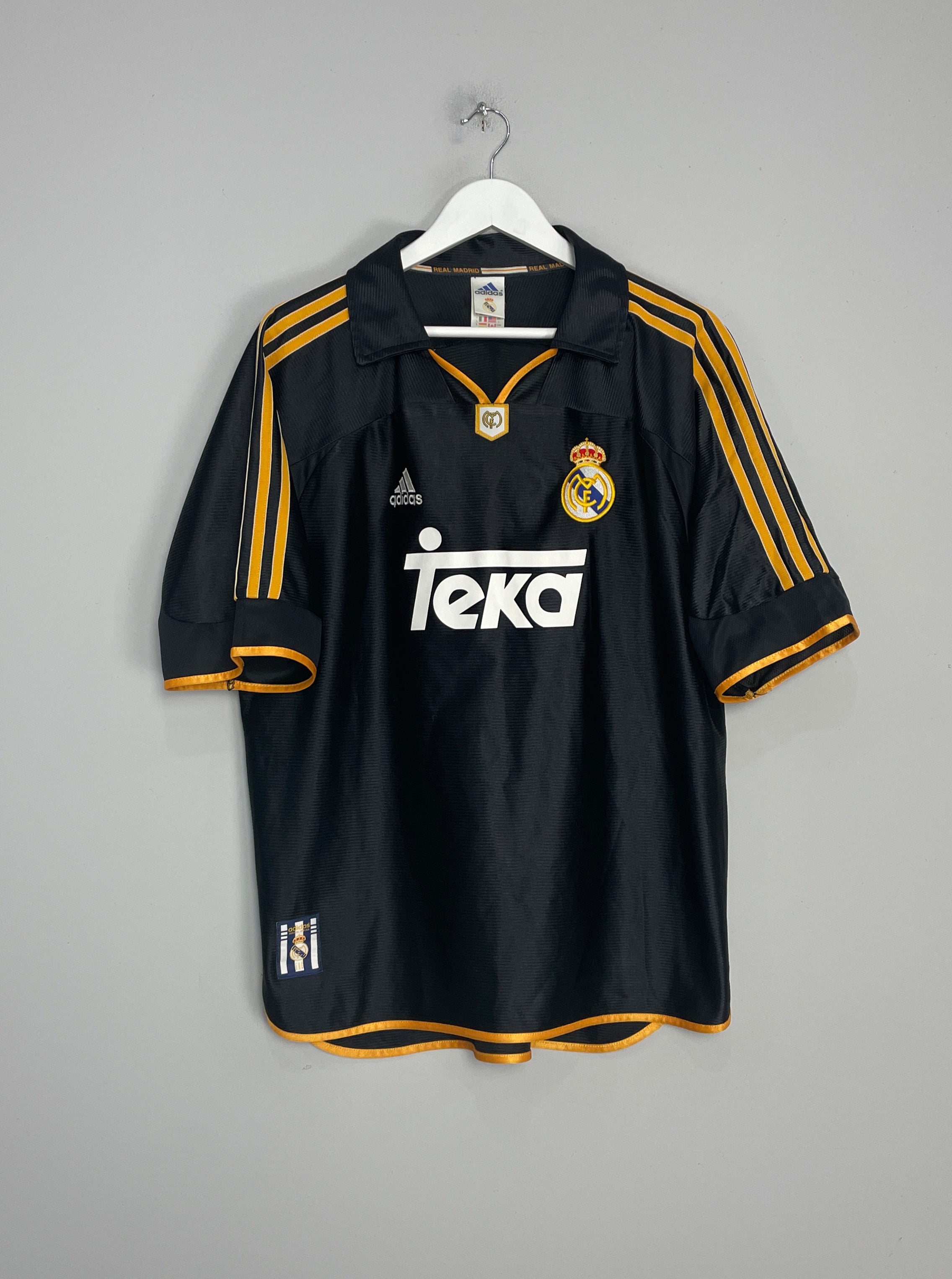 1999/01 REAL MADRID AWAY SHIRT (L) ADIDAS