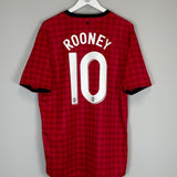 2012/13 MANCHESTER UNITED ROONEY #10 HOME SHIRT (XL) NIKE