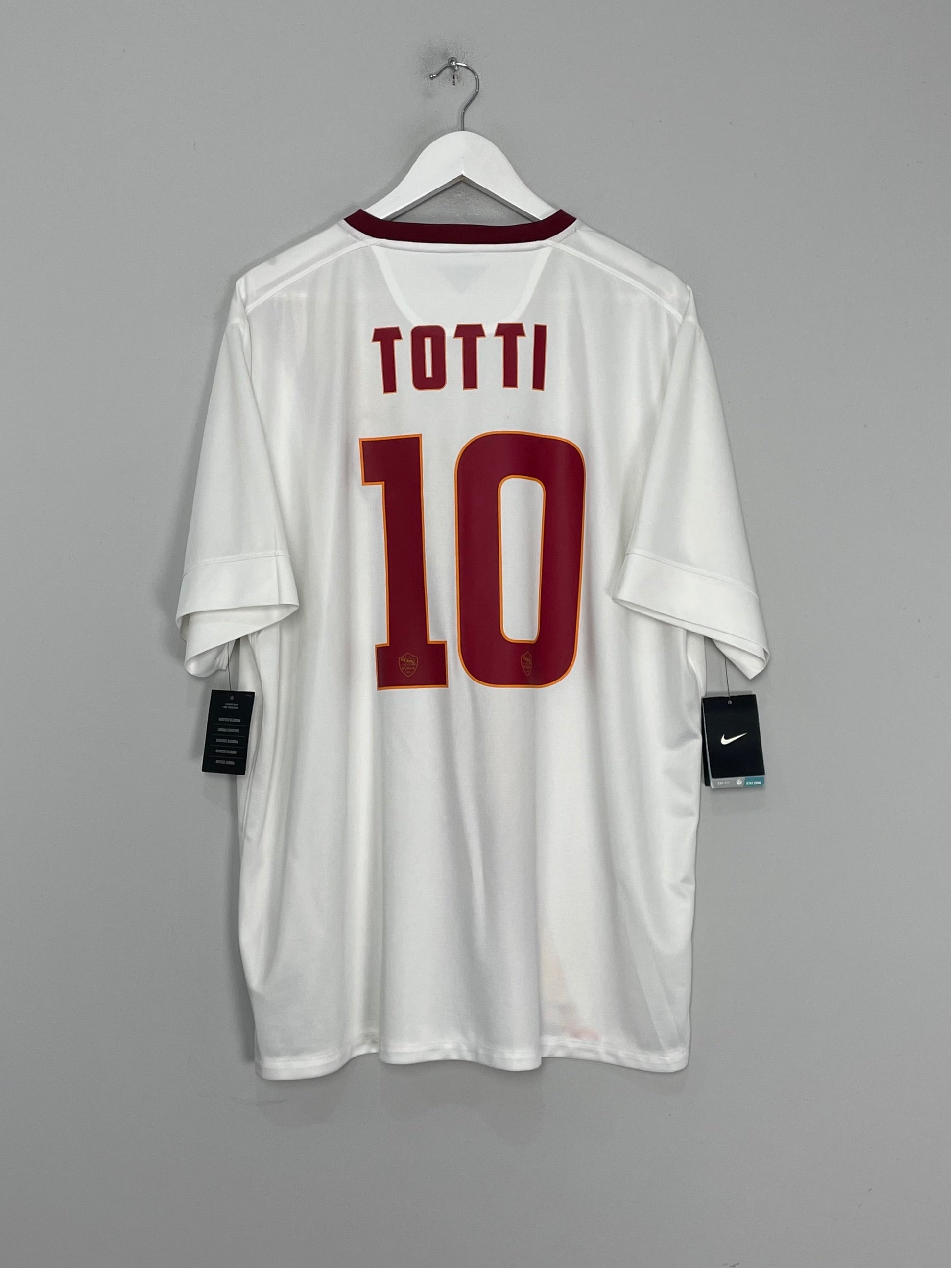 2014/15 ROMA TOTTI #10 *BNWT* AWAY SHIRT (XXL) NIKE