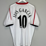 2005/06 LIVERPOOL LUIS GARCIA #10 AWAY SHIRT (XL) REEBOK