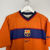 1998/00 BARCELONA RIVALDO #11 AWAY SHIRT (S) NIKE BASIC