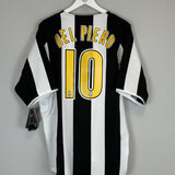 2004/05 JUVENTUS DEL PIERO #10 *BNWT* HOME SHIRT (XL) NIKE