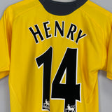 2005/06 ARSENAL HENRY #14 AWAY SHIRT (S) NIKE