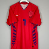 2006/08 SOUTH KOREA #7 JISUNG HOME SHIRT (L) NIKE