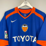 2005/06 VALENCIA DAVID VILLA #7 AWAY SHIRT (XL) NIKE