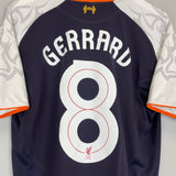 2012/13 LIVERPOOL GERRARD #8 THIRD SHIRT (M) WARRIOR