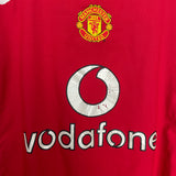 2004/06 MANCHESTER UNITED L/S HOME SHIRT (L) NIKE