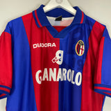 1998/00 BOLOGNA BAGGIO #10 HOME SHIRT (XL) DIADORA