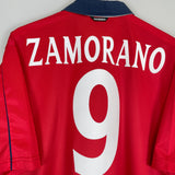 2000/01 CHILE ZAMORANO #9 HOME SHIRT (L) UMBRO