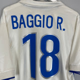 1997/98 ITALY R.BAGGIO #18 AWAY SHIRT (M) NIKE