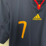 2010/11 SPAIN DAVID VILLA #7 AWAY SHIRT (S) ADIDAS