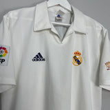 2002/03 REAL MADRID ZIDANE #5 HOME SHIRT (M) ADIDAS