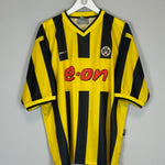 Borussia Dortmund 2000/02 home shirt in yellow and black stripes, size XL, very good condition, manufacturer Goool.