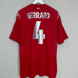 2004/06 ENGLAND GERRARD #4 AWAY SHIRT (XXL) UMBRO