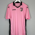 2014/15 Palermo home shirt in pink with black accents by Joma, size large, in very good condition.