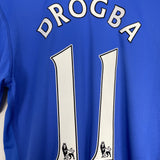 2009/10 CHELSEA DROGBA #11 HOME SHIRT (M) ADIDAS