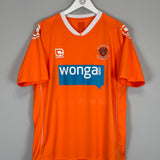 2010/11 Blackpool home shirt, orange, size M, Carbrini, featuring Wonga sponsorship, excellent condition, product code BLAC42109.