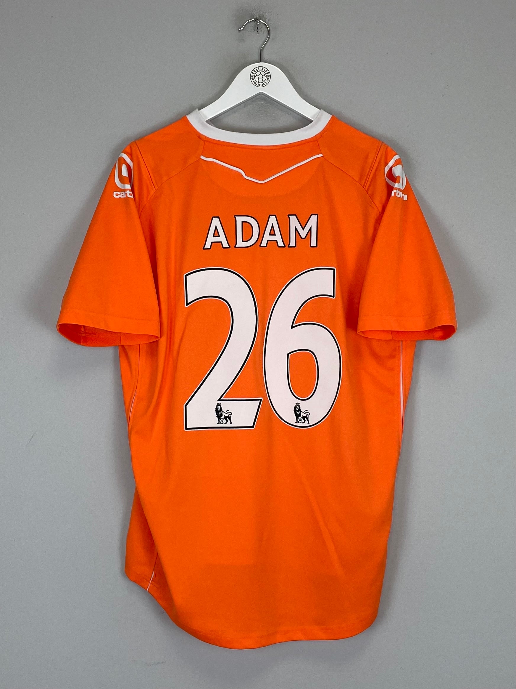 Blackpool 2010/11 Charlie Adam #26 home shirt in excellent condition, size medium by Carbrini.