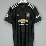 2020/21 MANCHESTER UNITED VAN DE BEEK #34 AWAY SHIRT (M) ADIDAS