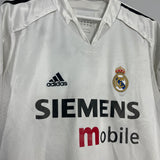 2004/05 REAL MADRID RONALDO #9 *PLAYER ISSUE* HOME SHIRT (L) ADIDAS