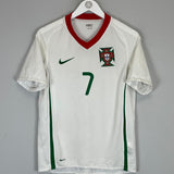 2008/10 Portugal Ronaldo #7 away shirt, Nike, size small, very good condition with faint marks, classic design.