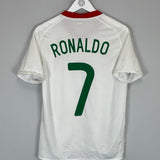 2008/10 Portugal Cristiano Ronaldo #7 away shirt by Nike, size small, in very good condition, back view.