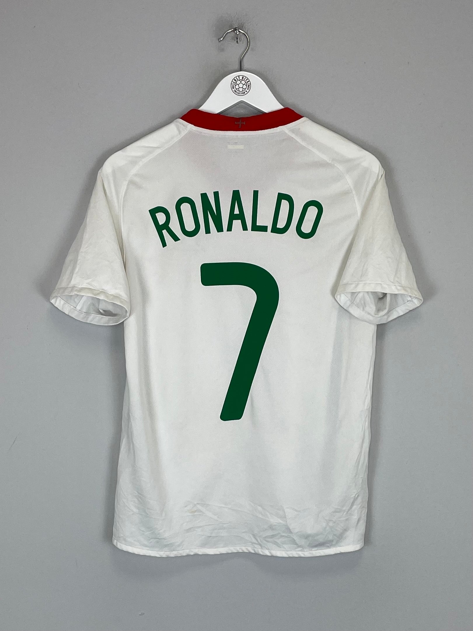 2008/10 Portugal Cristiano Ronaldo #7 away shirt by Nike, size small, in very good condition, back view.