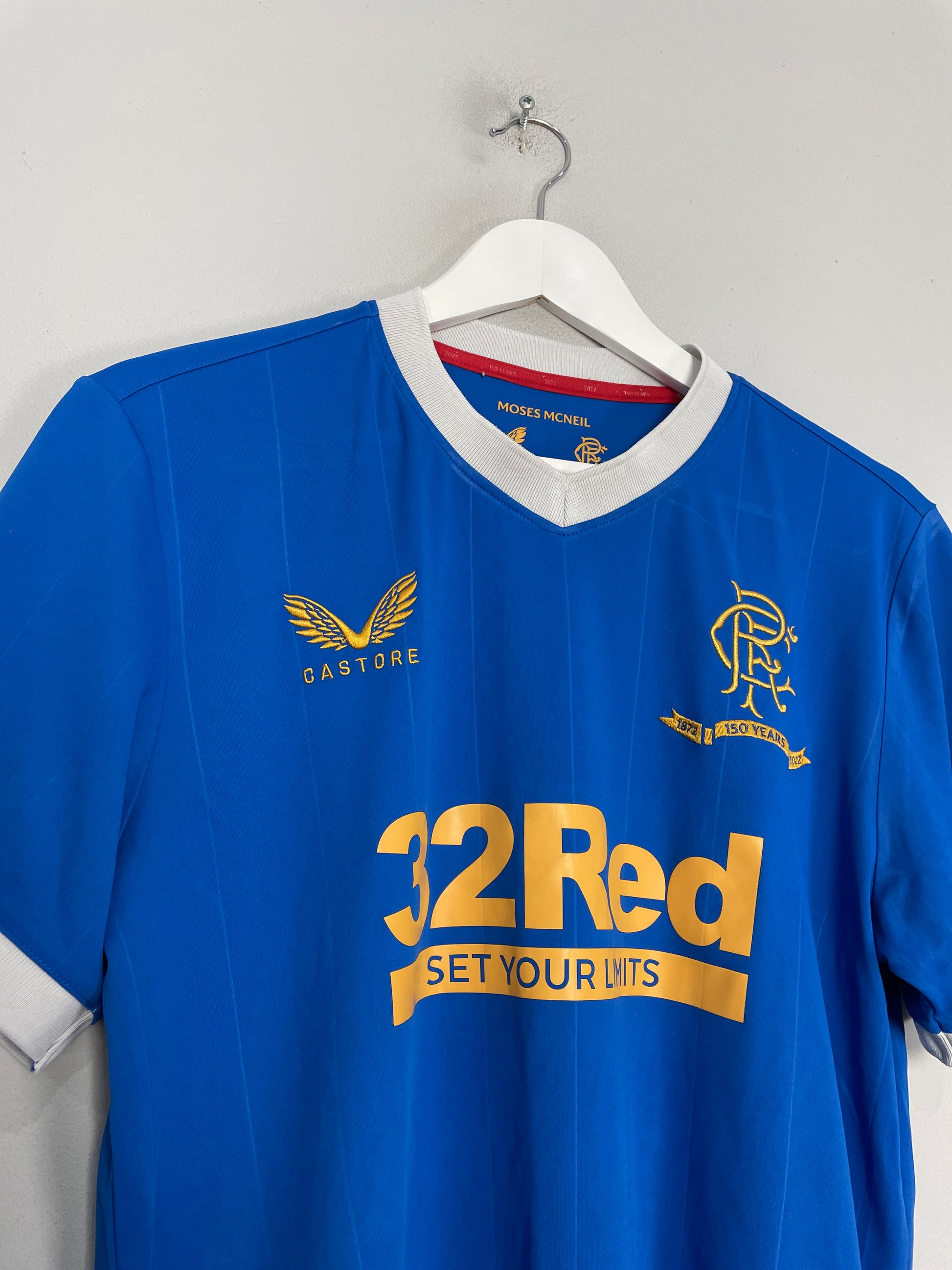 Rangers FC Glasgow Home Shirt Official Sample 2022 / 2023 Castore size XXL