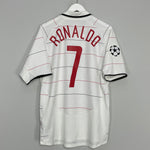 Image of the Manchester United Ronaldo shirt from the 2003/05 season