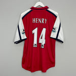 Image of the Arsenal Henry shirt from the 2000/02 season