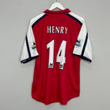 Image of the Arsenal Henry shirt from the 2000/02 season