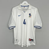 1997/98 ITALY CANNAVARO #4 AWAY SHIRT (L) NIKE