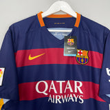 2015/16 BARCELONA MESSI #10 *BNWT* HOME SHIRT (XL) NIKE