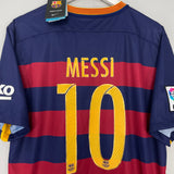 2015/16 BARCELONA MESSI #10 *BNWT* HOME SHIRT (XL) NIKE