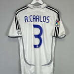 2006/07 REAL MADRID R.CARLOS #3 HOME SHIRT (S) ADIDAS